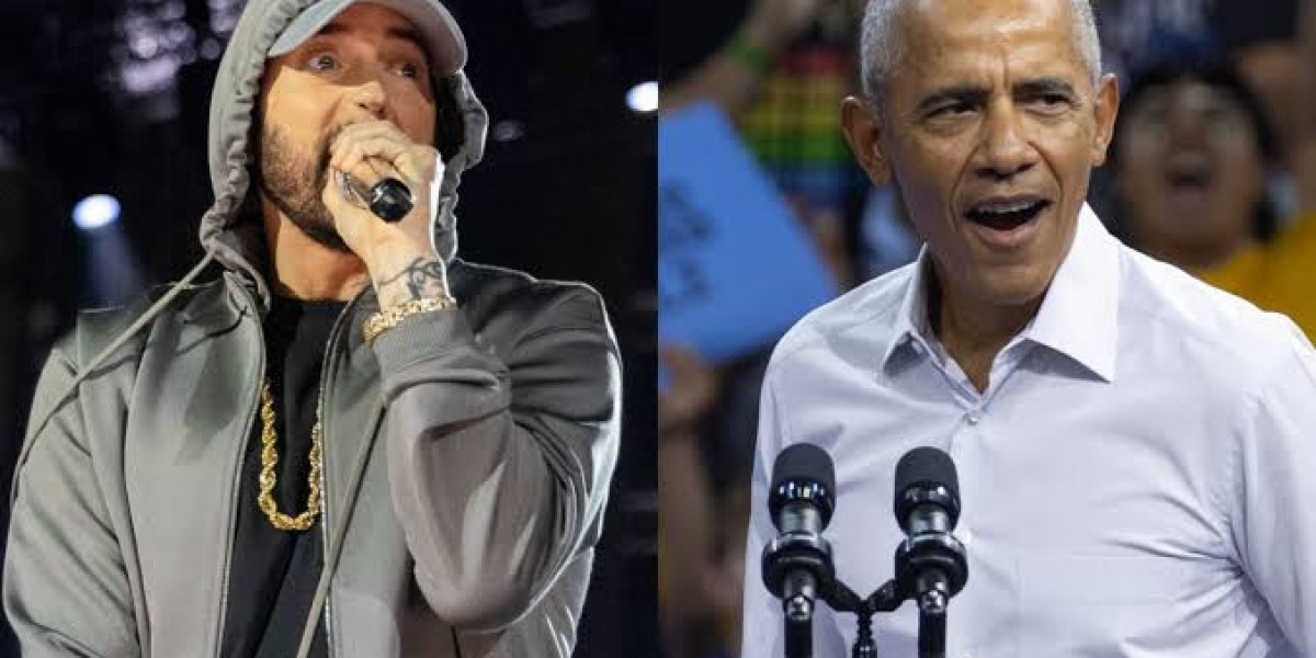 Eminem Tells Campaign Rally Kamala Harris Will Protect Freedom Of Speech; Barack Obama Raps To ‘Lose Yourself’ — Update