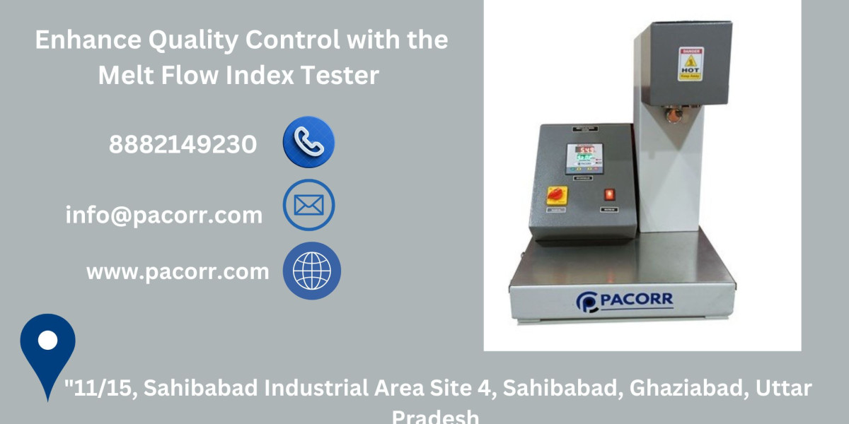 Pacorr's Comprehensive Melt Flow Index Tester: Built for the Needs of Modern Polymer Industries